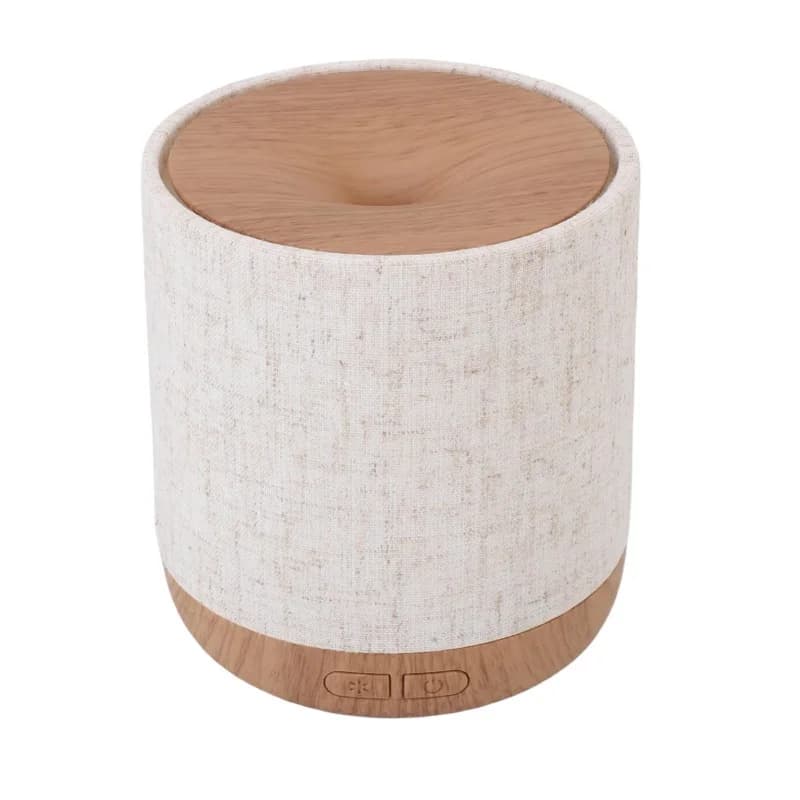 Diffusore di aromaterapia USB da 200 ml, diffusore di oli essenziali a basso rumore con luce notturna e paralume in tessuto per casa, bagno, ufficio