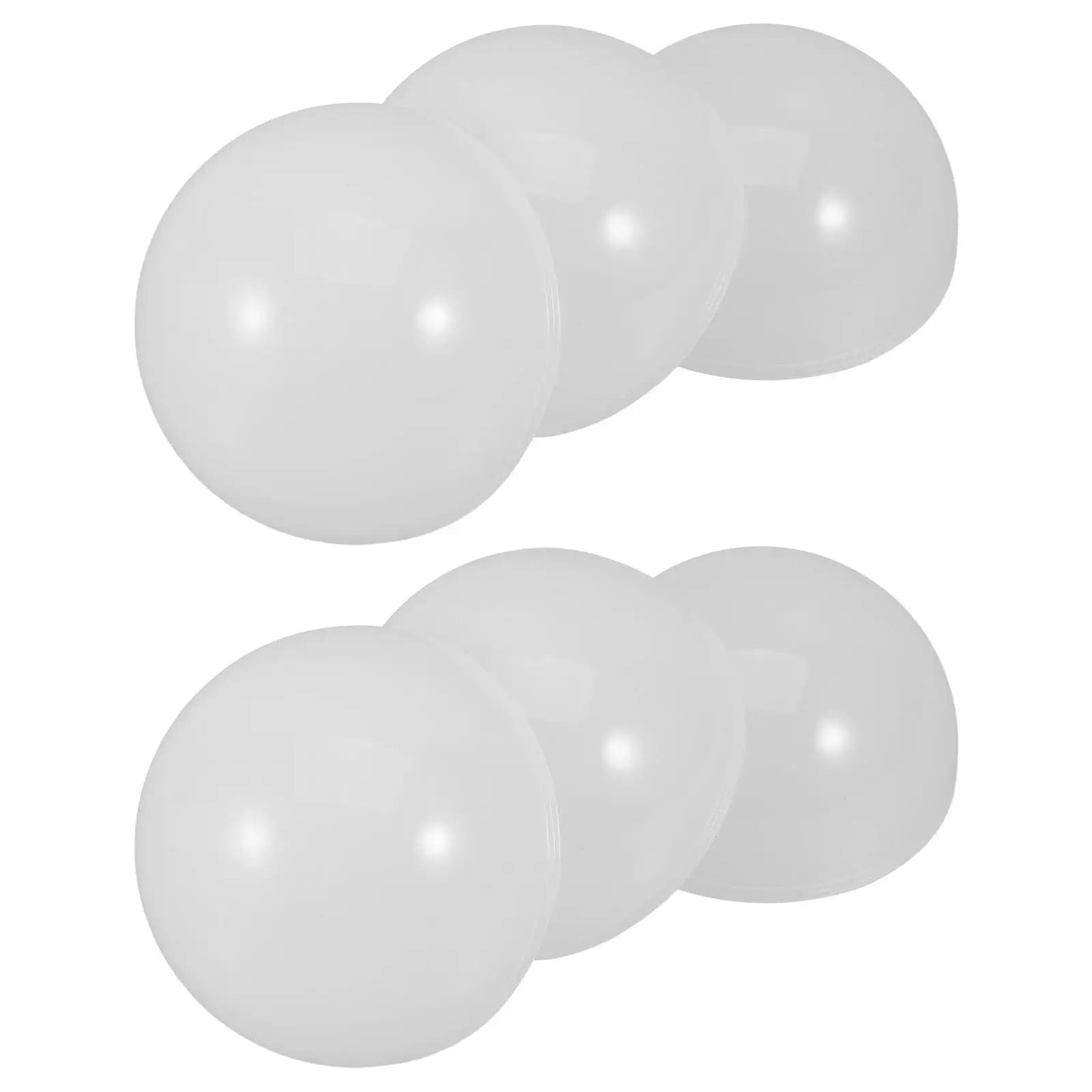 10Pcs Half Globe Lamp Shade Covers Pc Material Fog Resistant Light Diffuser for LED Ceiling Table Lamps Replacement Globe Light