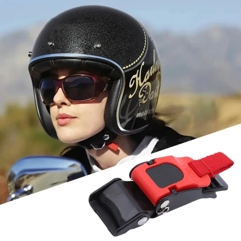 1Pc Motorcycle Helmet Plastic Buckles 1xATV Bike Crash Helmet Clip Subgola Quick Hook Strap Pull Universal Buckle