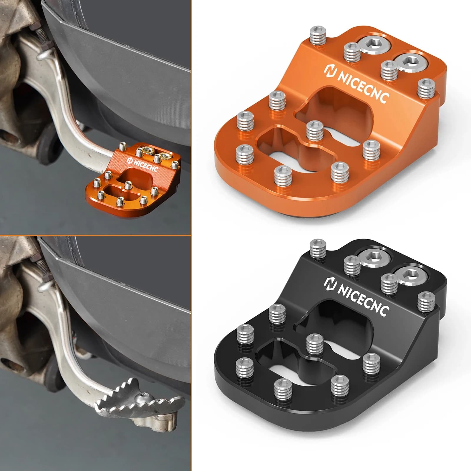 Per il 2019-2023 KTM 790 Adventure/R 890 Adventure/R Punta del pedale del freno a gradini per KTM 1290 Super Adventure RS 1290 SAR SAS 15-23