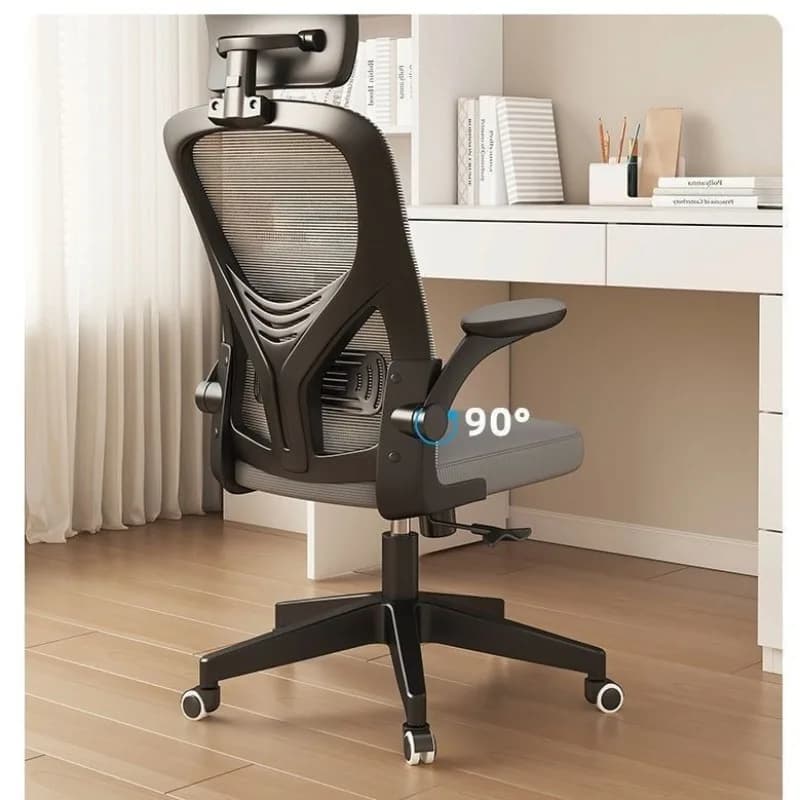 Sedia da computer, sedia ergonomica, sedia da ufficio resistente per dormitorio universitario, comoda schienale reclinabile, per gaming