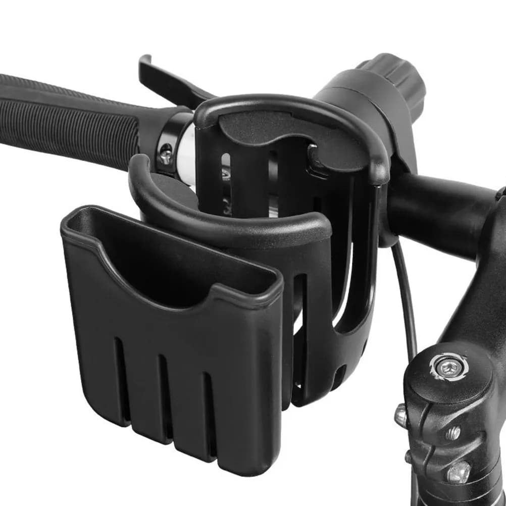Bike Handlebar Cup Holder Water Bottle Rack Sturdy Lightweight Portable Adjustable For Electric Scooter Cycling Riding Kettle