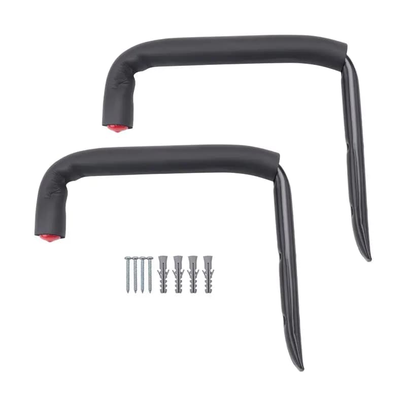 A84E-2X Kayak Racks Heavy Duty Wall Mounted Kayak Storage Hooks Kayak Storage Hangers For Canoe Kayak Garage Paddle Board