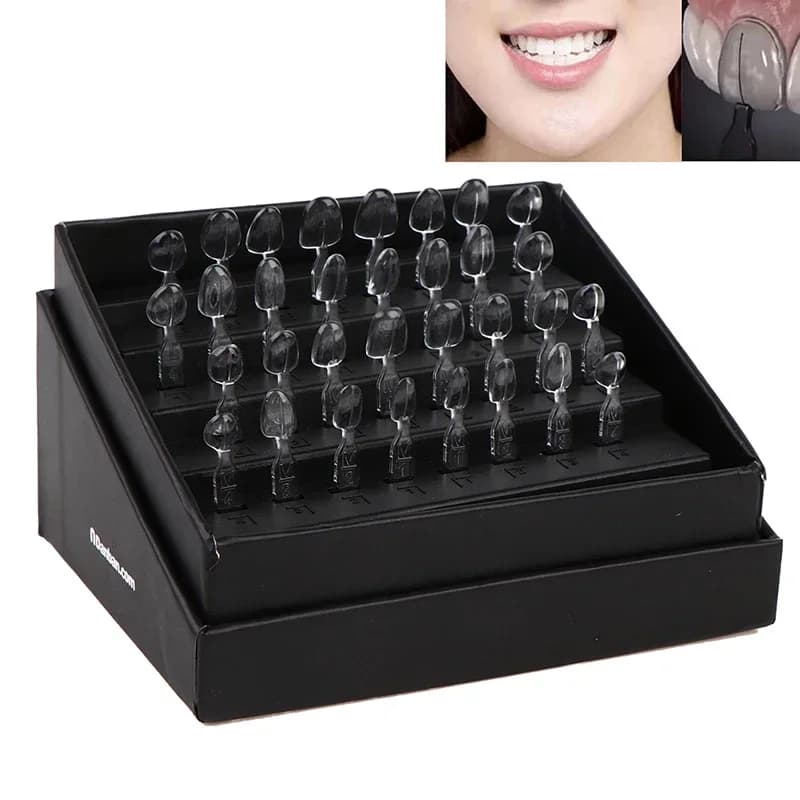 Dentals Mould For Composite Resin Veneers Light Cure Filling Anterior Front Teeth Tooth Whitening Dentistry Lab Materials A