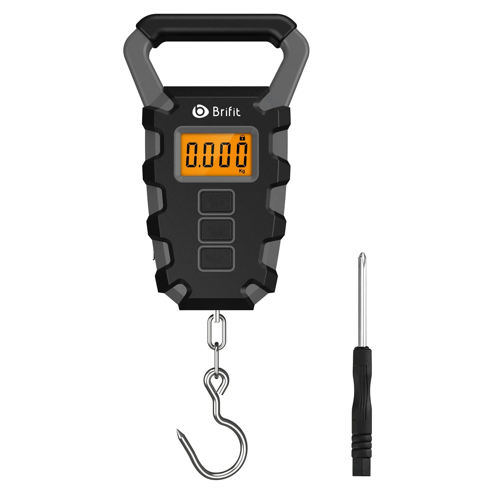 Bilancia Digitale da Pesca 50KG, Bilancia Portatile per Bagagli da Viaggio, Bilancia da Cucina con Righello per Casa