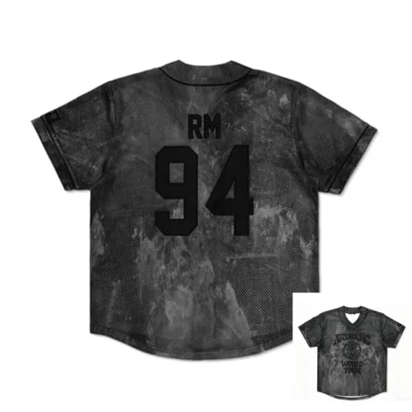 BTS RM #94 Arirang World Tour 2026 Merch Unisex Jersey, Kpop Oversized Y2k Breathable Top, Men's Women's Quick-drying T-shirt