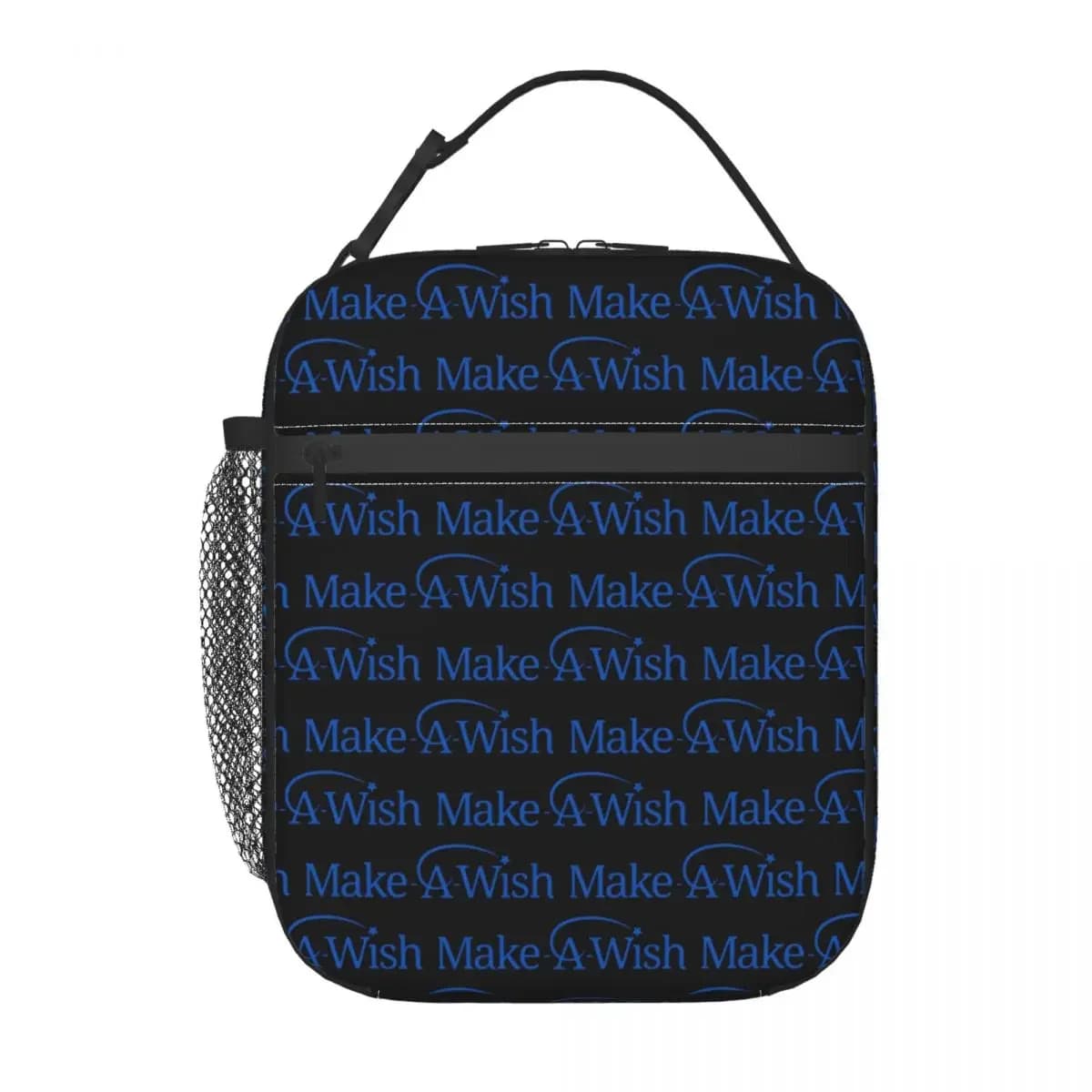 Make A Wish Foundation Of America Insulated Lunch Bag for Women Children Portable Food Boxes Thermal Lunch Box Tote