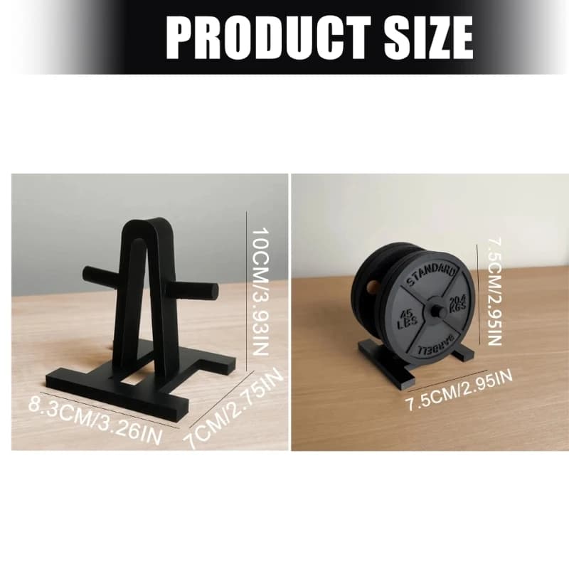 ABS Weight Plate Beverage Comes With Practical Holder For Easy Access