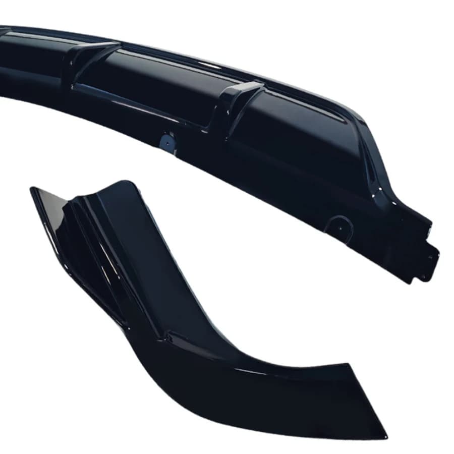 Diffusore posteriore nero lucido per BMW X6 F16 2014-2019, spoiler posteriore, splitter posteriori.