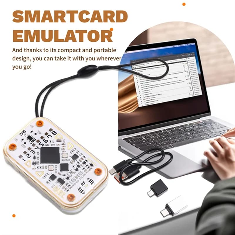 B29C-Chameleon Ultra RFID Smart Chip Reader +T5577 Keychain+2XUID Card Smart Emulator IC ID Card Decode NFC Read Writer