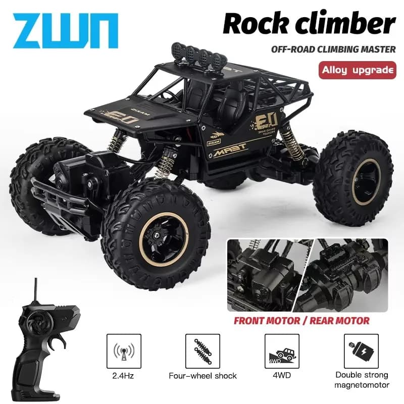 ZWN 1:16 4WD RC Auto 2.4G Radio Auto telecomandate Buggy ricaricabile 4x4 Camion telecomandati fuoristrada Ragazzi Giocattoli per i regali dei bambini