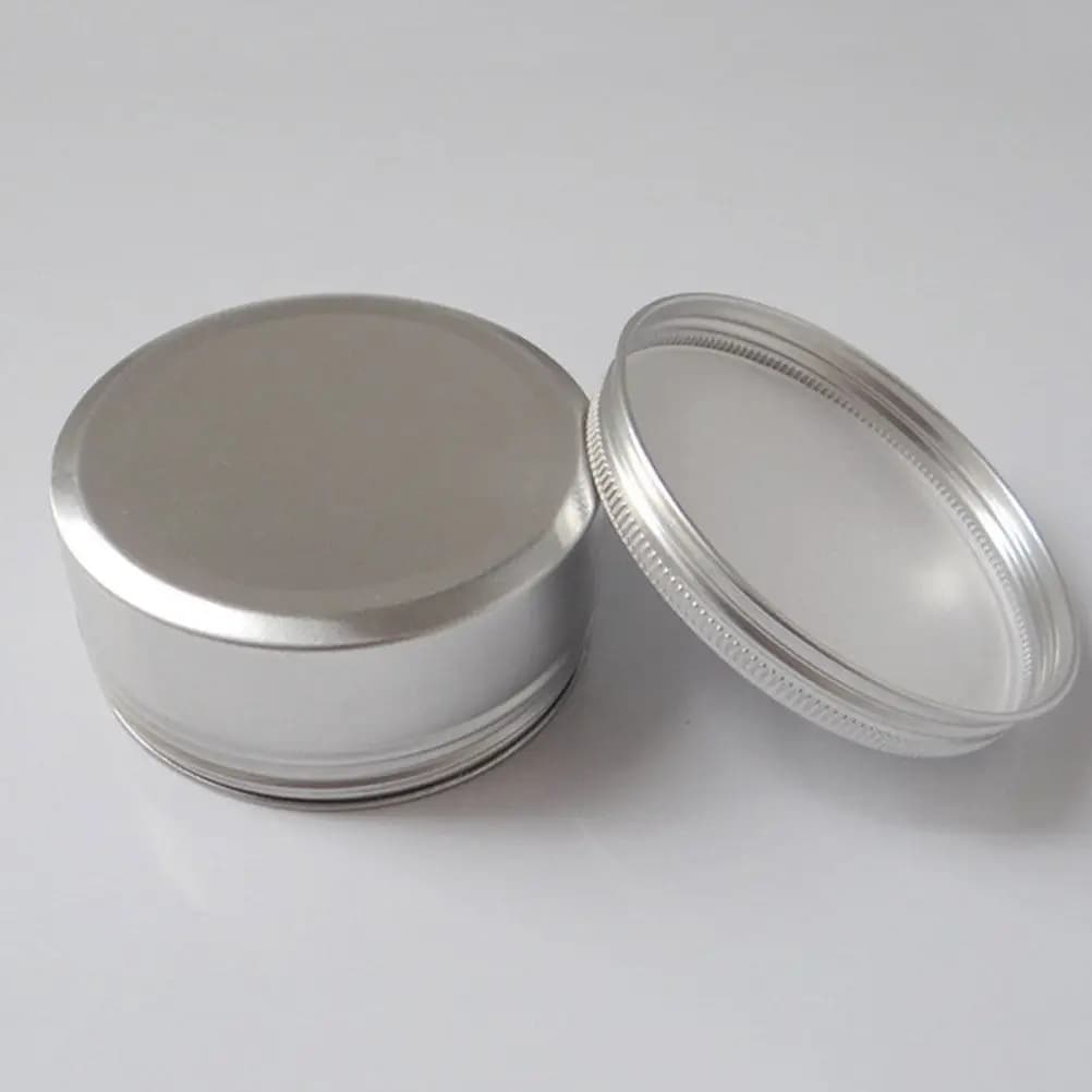 24 Pezzi Vasetti Vuoti in Alluminio Leggero da 30ml con Coperchio Antigoccia, Formato Compatto da Viaggio per Trucco Minerale, Ombretto, Balsamo Labbra