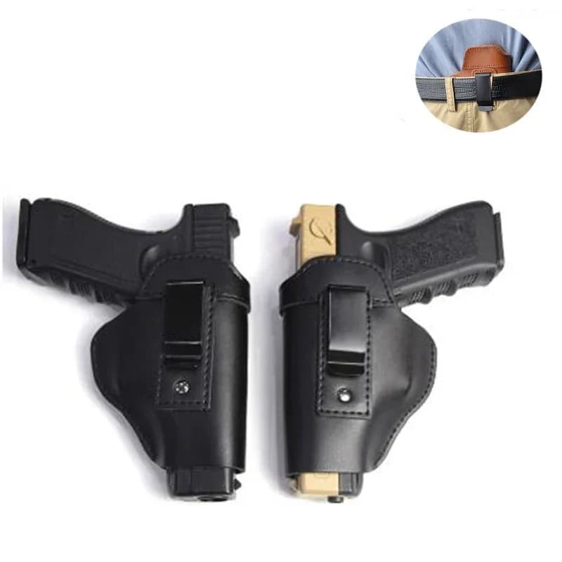 Hunting Equipment Tactical Holster G17 19 Right Left Belly Band IWB Soft Concealed Carry PU Holster Tactico Gear