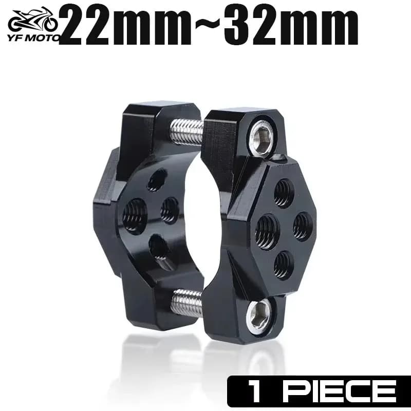 Supporto universale per faro moto con foro per vite 22-32mm, morsetto multifunzionale per fissaggio luce LED moto