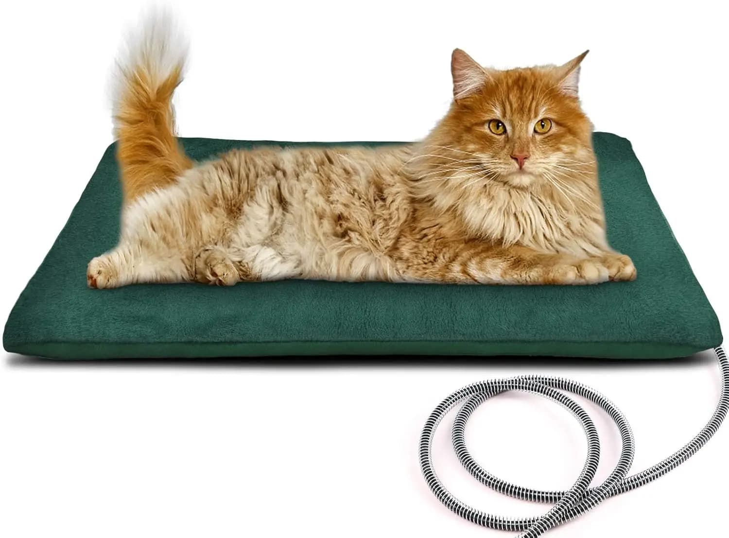 Tappetino riscaldante per animali domestici da esterno con controllo automatico della temperatura, coperta elettrica impermeabile per cani, gatti, cuccioli, piccoli animali
