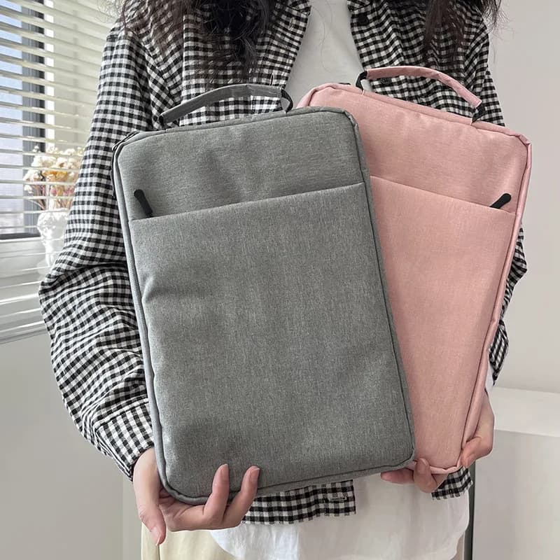Borsa protettiva per Laptop semplice da 13-15 pollici per Macbook Air custodia per Notebook Huawei Matebook fodera portatile per Ipad Pro Mi Pad 5 S8