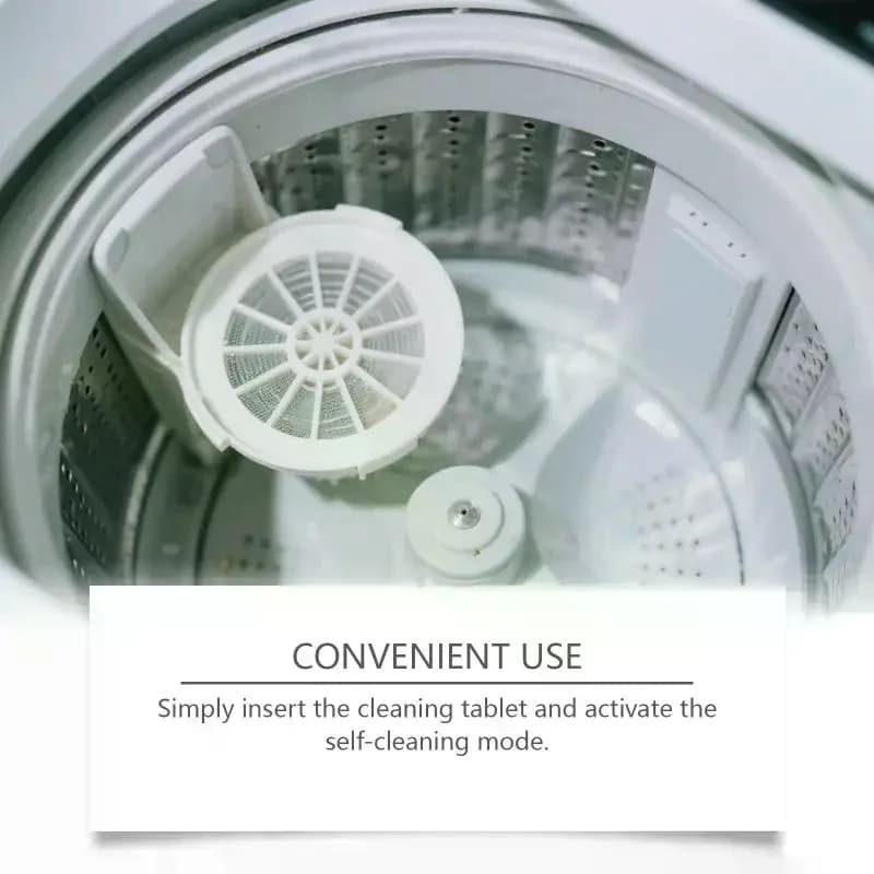Effervescent Cleaning Pads - Delicate Removal of Macchie and Calcare for Daily Cleaning of the Domestic Washing Machine