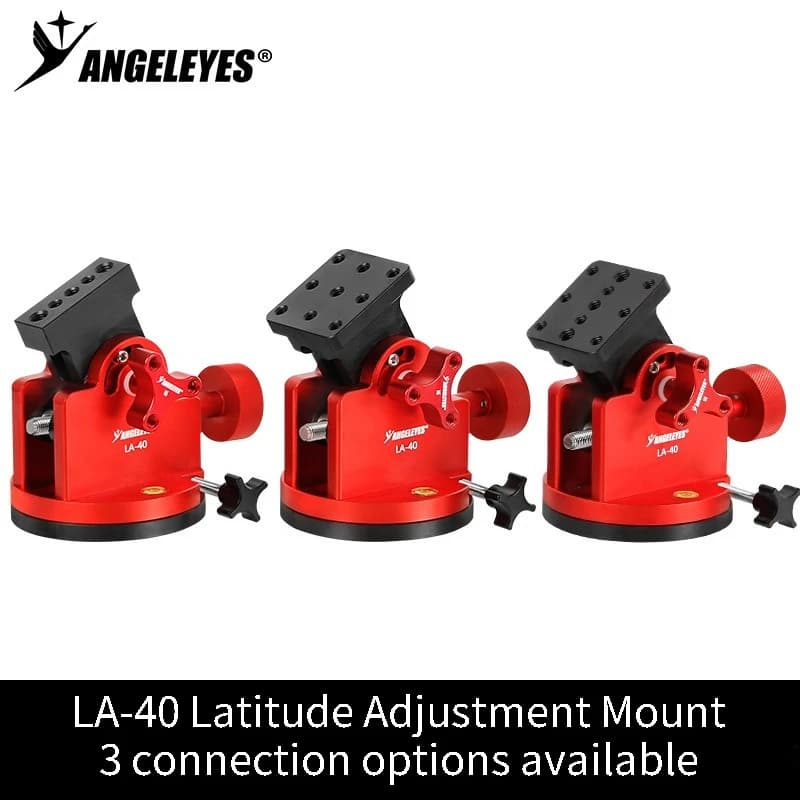 Angeleyes LA40 Latitude-Adjustable Mount, Equatorial Mount Smart Astronomical Telescope Mount 98-Degree Adjustable
