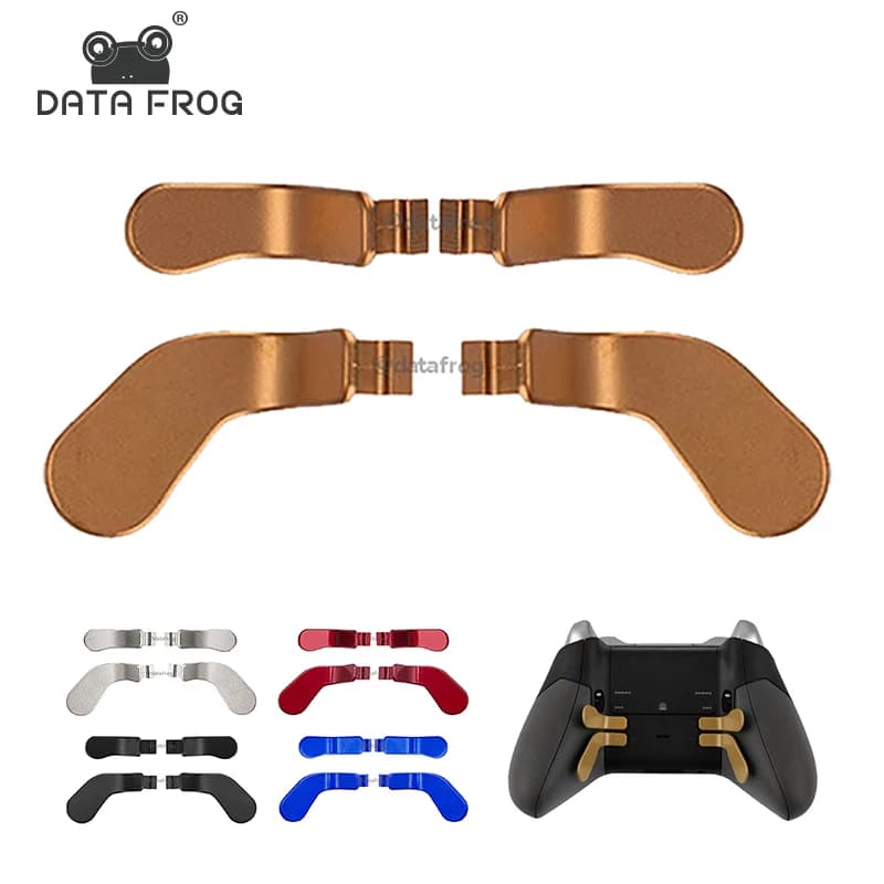 DATA FROG Gamepad Trigger Button Paddles in metallo per Xbox One Elite Serie 2 Parti del controller per Xbox One Elite 2 Accessori