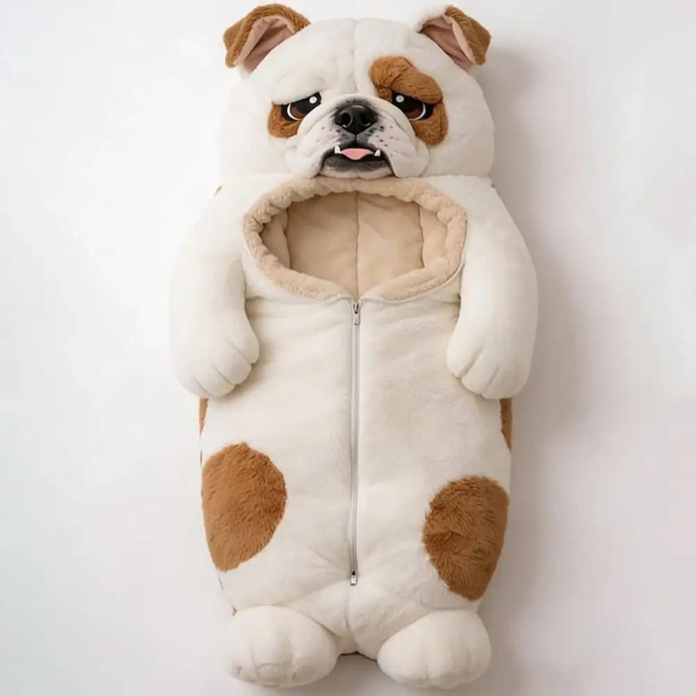 Pelo for Adults, Pelo for Dogs, Pelo a Busta in Plush for Adults, Pisolino for Home, Travel, Camping, Rest for Men