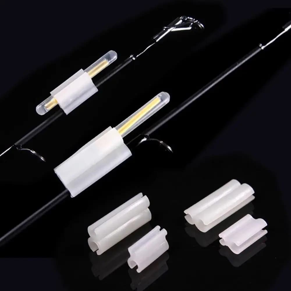 Canna luminosa sbiancante luminosa ultra luminosa Attrezzo da pesca Bastone luminoso Boa da pesca ruvida Luce notturna Canna luminosa per la pesca