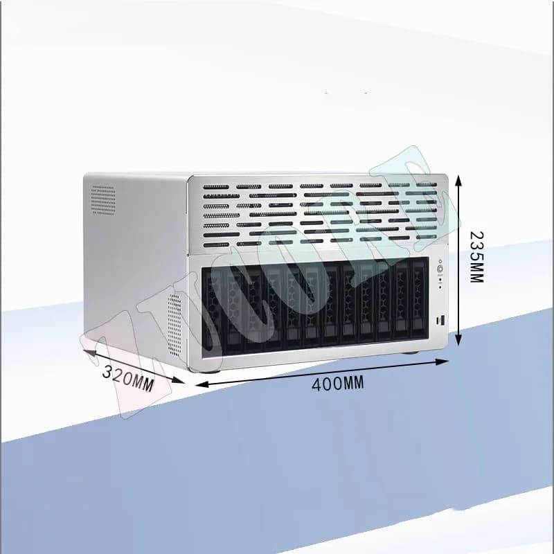 The Nas Series 12-disk Server Hot-swappable Chassis Supports ATX Motherboard Network Data Storage Industrial Control Devices