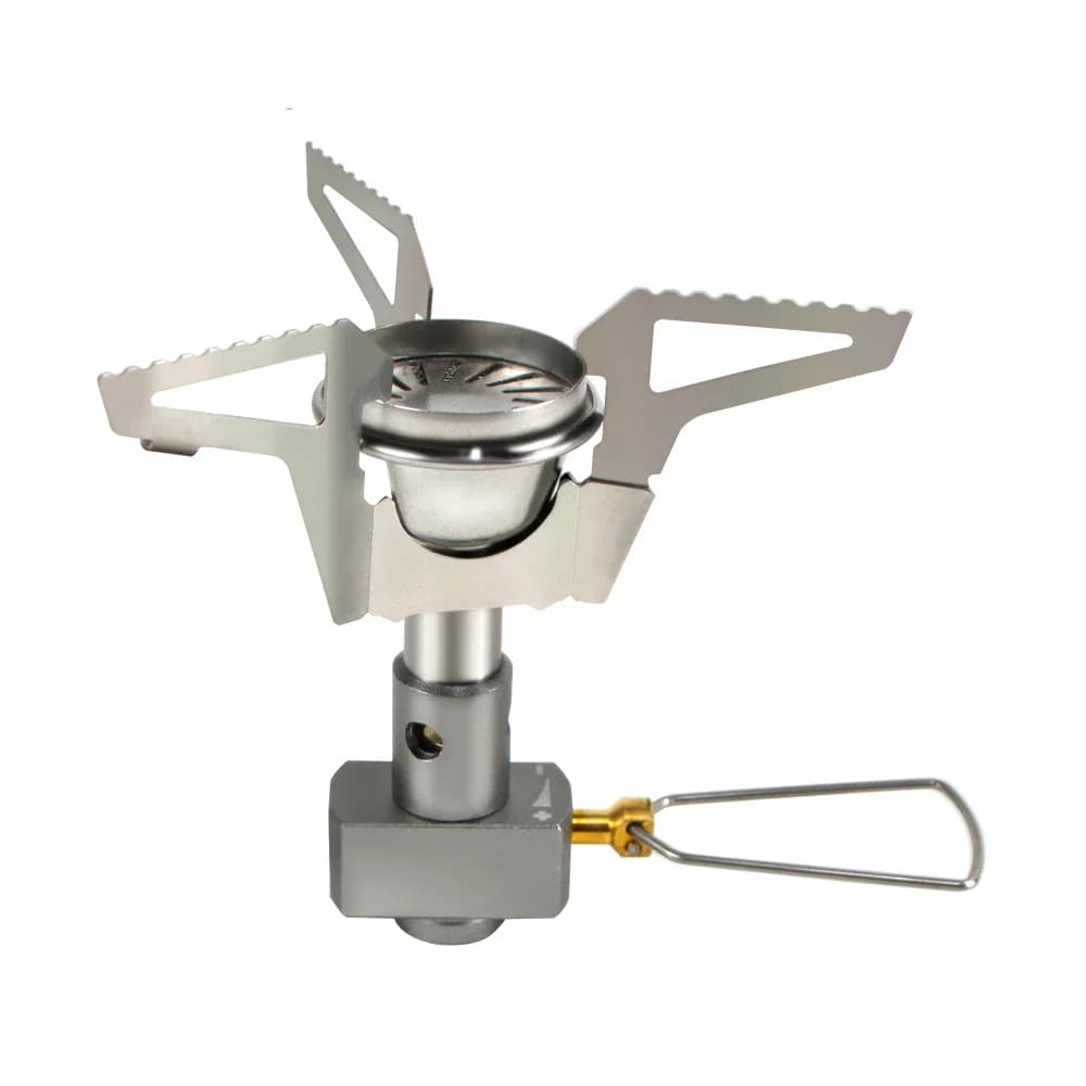 Stufa a gas da esterno Riscaldatore da campeggio Mini bruciatore a gas portatile Forno da cucina per escursionismo