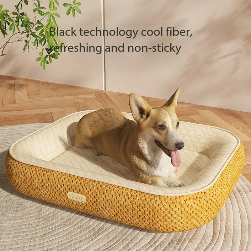 Casa e giardino Forniture per cani Letti per cani Nuovo scarabocchio ghiacciato per cani nido estivo fresco tappetino per animali nido per gatti per auto nido per gatti universale per tutte le stagioni