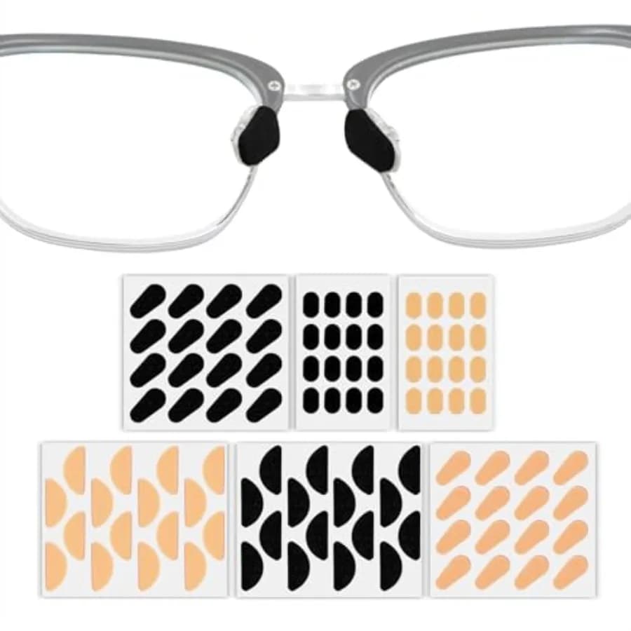 EVA Foam Nose Pads for Glasses - 48 Pairs Non-Slip Hypoallergenic Soft Eyeglass Nose Pads for Eyeglasses and Sunglasses, Lightw
