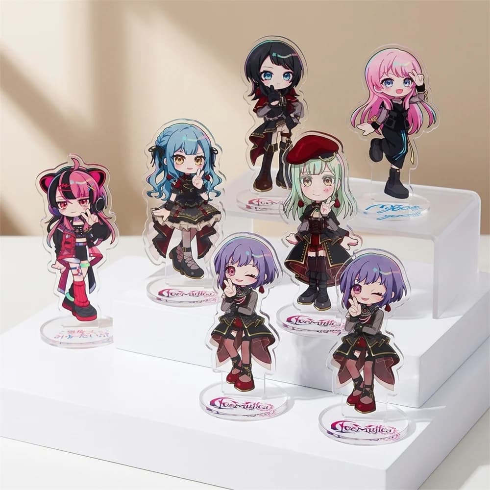 10CM Anime BanG Dream! Acrylic Keychain Stand Model Ornament Accessories Goods Christmas Gifts