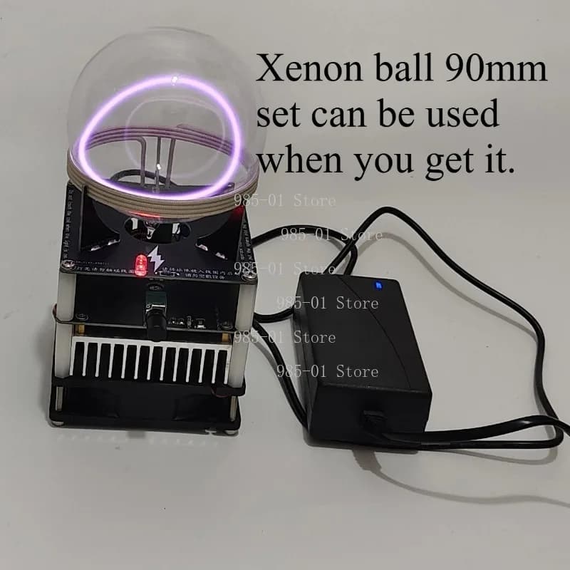 Lampada ad Anello con Sfera di Xenon Inerte, Luce Decorativa Stile Fantascienza Cosmica