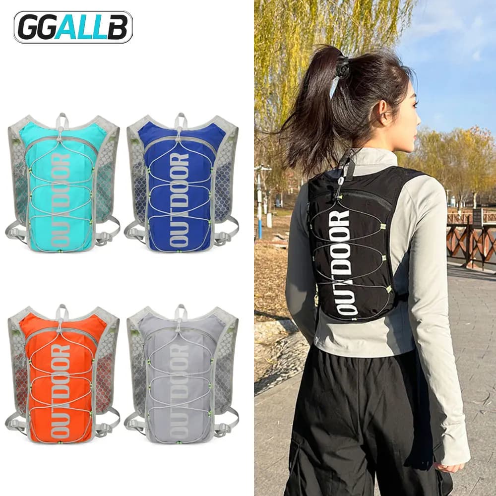 Men's Running Vest Moisturizing Light Backpack Hiking, Travel, Skiing, Camping, Cycling, Marathon