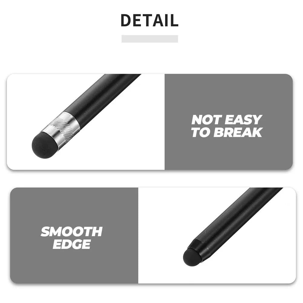 2 Pezzi Penne Stilo Touch Screen Capacitive di Precisione Universali per Tablet e Cellulari in Lega di Alluminio per Disegno e Scrittura