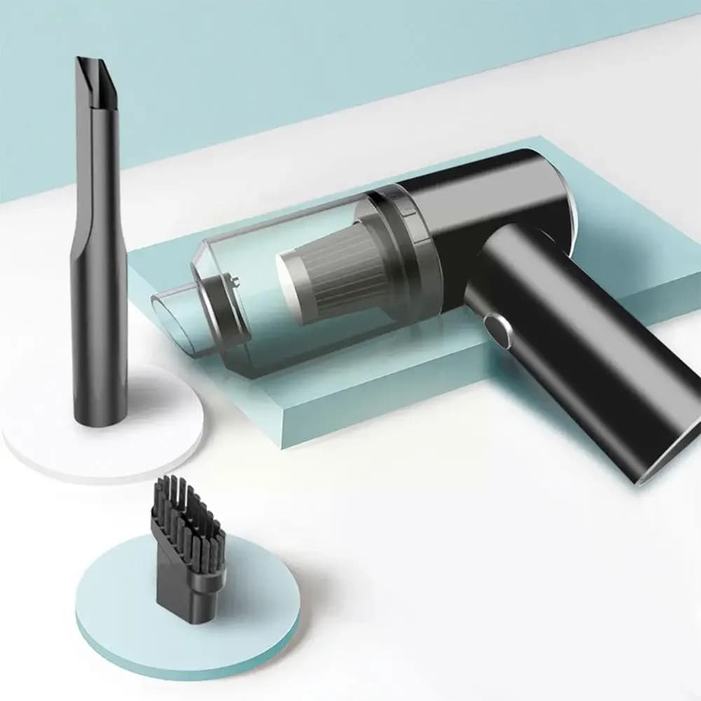 2023 Handheld Wireless Car Vacuum Cleaner 45000pa Auto Vacuum Use Cleaner Home And Mini Car With Dual Battrery Built-in Vacuum
