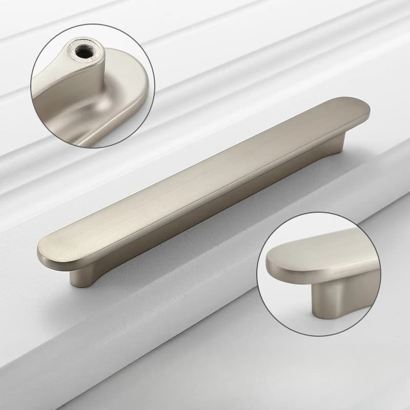 Maniglia per armadio da cucina in stile nordico in lega di zinco argento nero oro arco cassetto armadio hardware maniglia per porta armadio