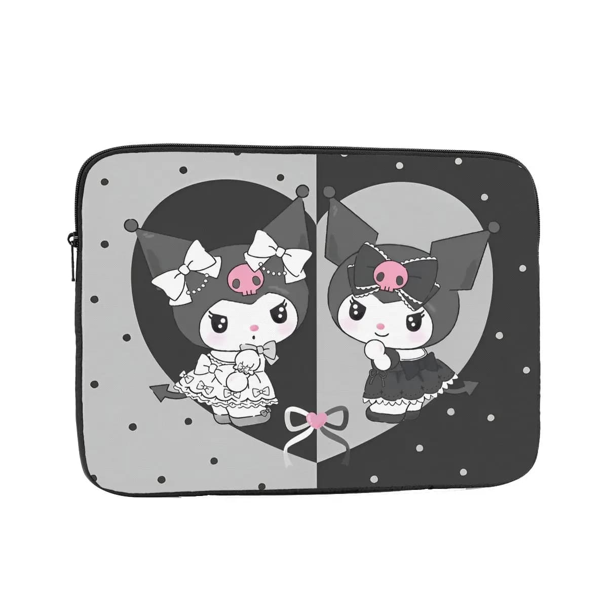 Custodia Antiurto per Laptop 12 13 15 17 Pollici, Borsa Protettiva per Notebook con Design Kuromi per Uomo e Donna