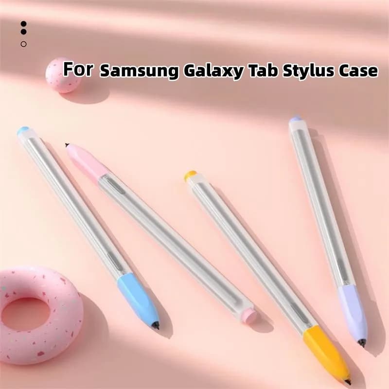 Astuccio per matite per Samsung Galaxy Tab S6 Lite S7 S8 S9 S10 S11 Ultra Tablet Stylus Cover protettiva in silicone antiurto trasparente