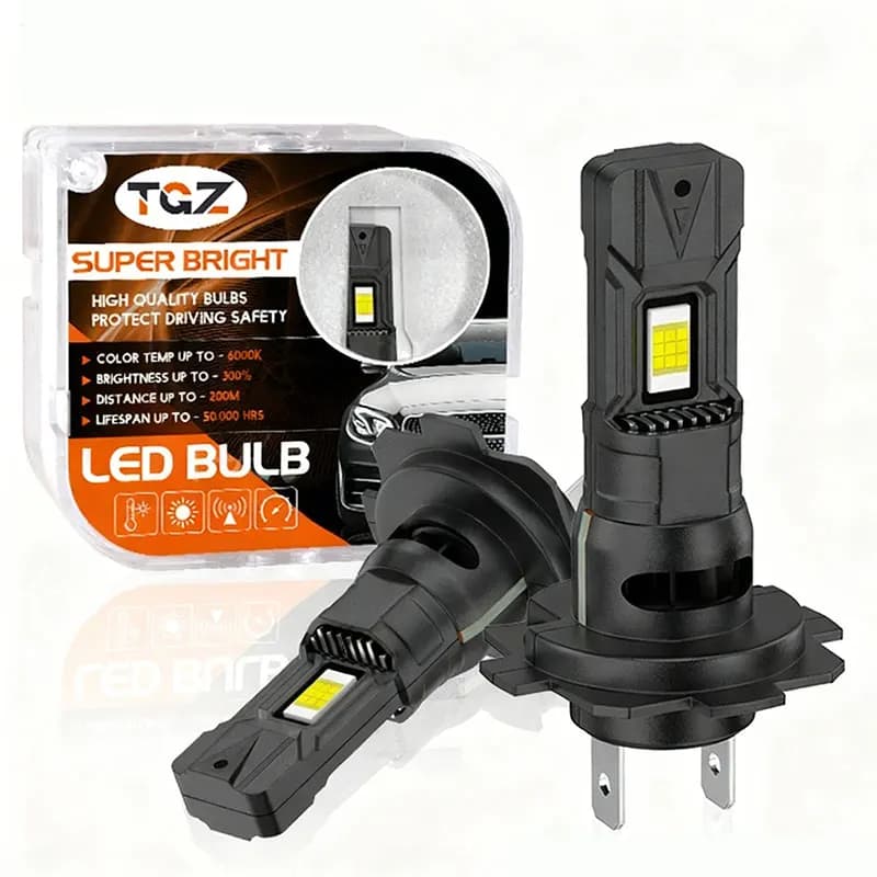 2PCS H7 HA CONDOTTO LA Lampadina Del Faro 100W 20000LM CPS LED Canbus Auto Lampade 6000K HA CONDOTTO Le Luci Lampadina Per Auto 12V camion faro
