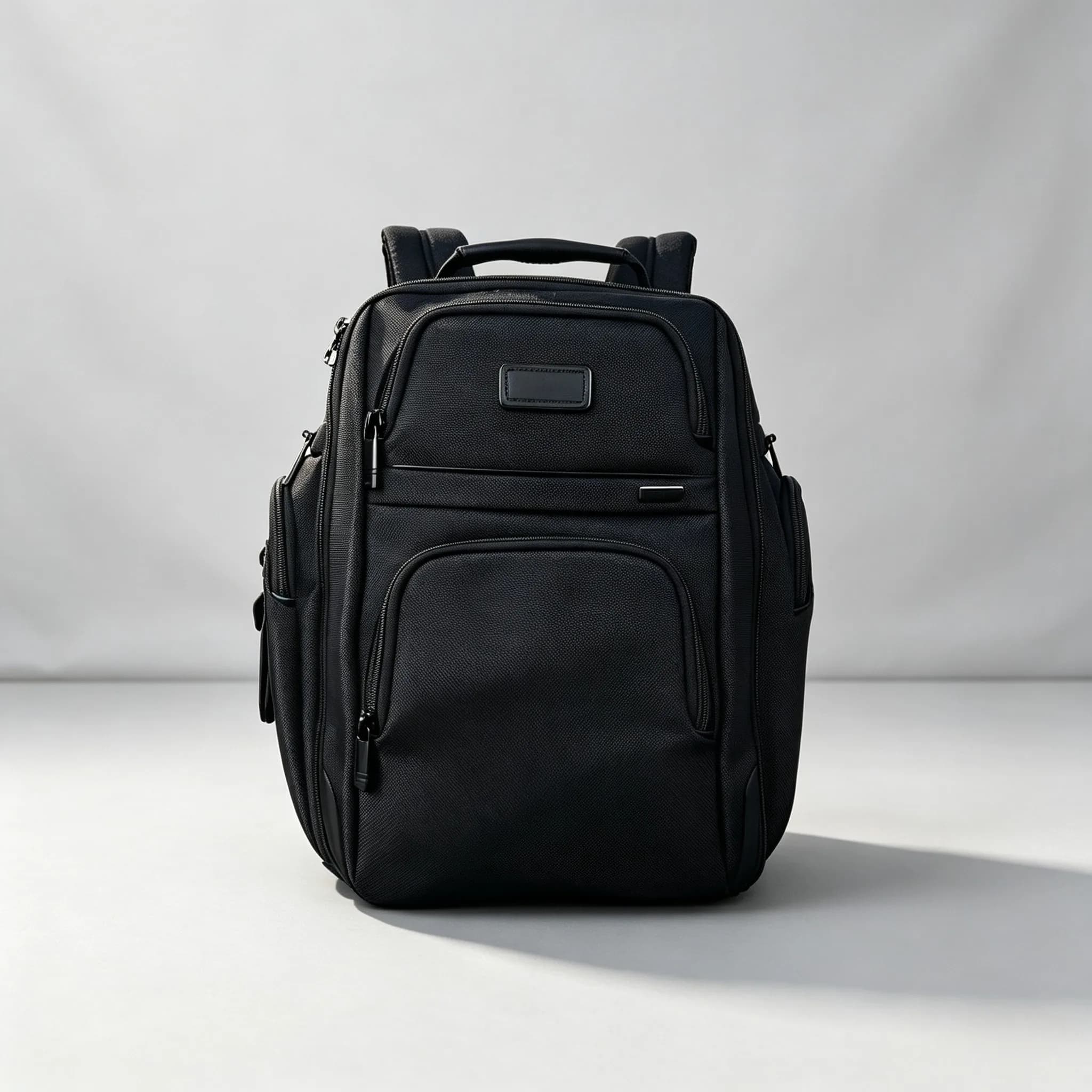 Men’s Stylish Versatile Nylon Backpack, Large Capacity Outdoor Travel Rucksack Casual Hiking Daypack