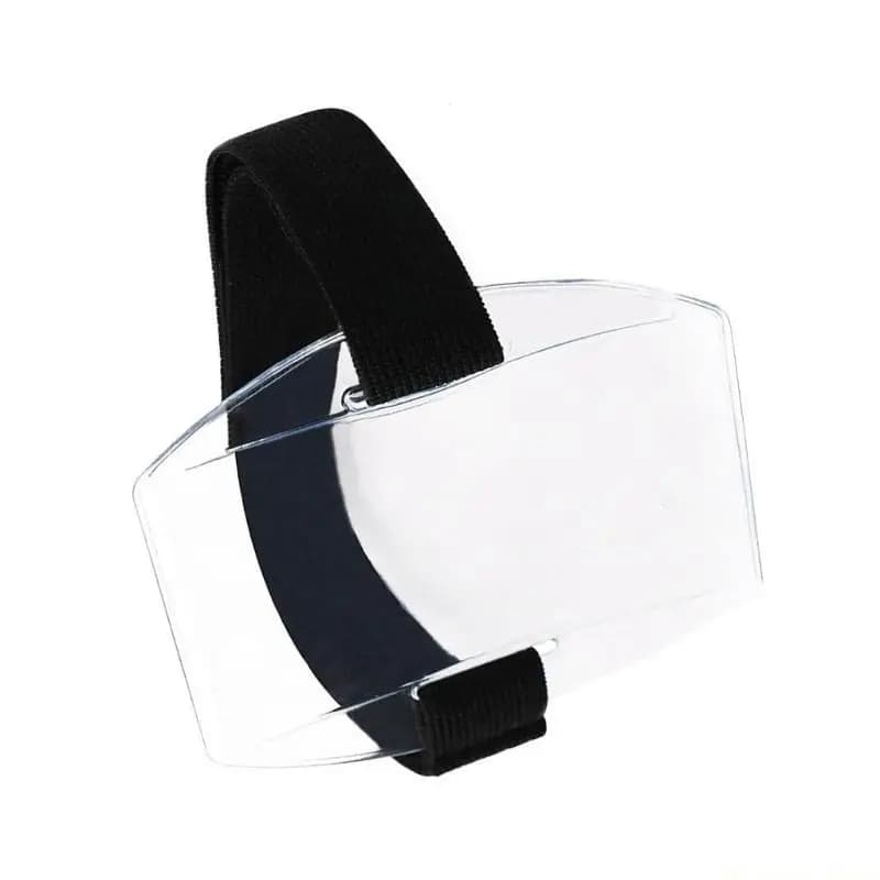 31BE Portabadge da braccio Bracciale Portabadge con cintura regolata Portabadge
