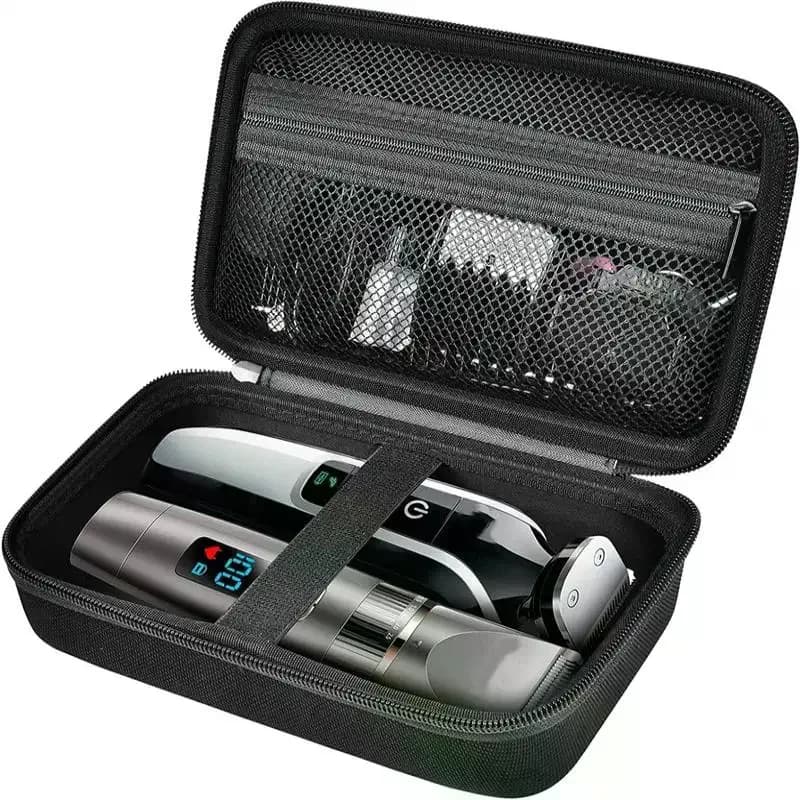 Storage Bags For Hair Clipper, Beard Trimmer Organizer Storage With Inner Net Bag For Grooming Kit (Bags Only)
