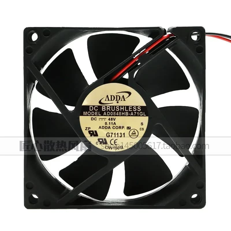 ADDA Xiexi AD0848HB-A71GL 8025 48V 0.11A Elevator Inverter Fan for Elevator Control Systems
