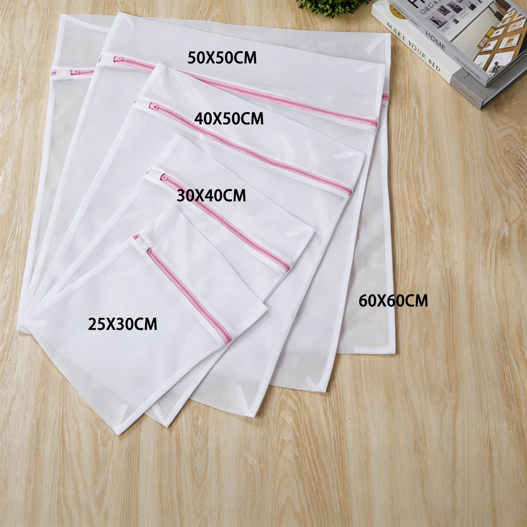 1/2/5PC Durable Polyster Mesh Zipper Storage Pouch Bag Stuff Sack Multipurpose Home Outdoor Travel Activity Pouch Laundry Bag