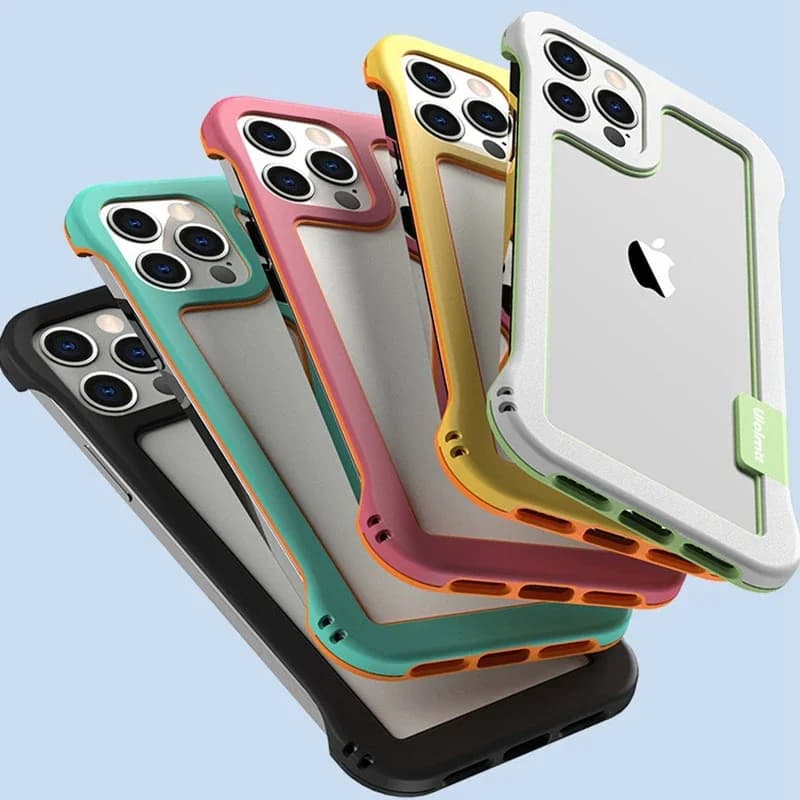 Custodia protettiva in TPU per iPhone17 16 ProMax 16Plus Custodia antiurto in silicone per iPhone 12 13 Mini 15 Pro 15 Pro Max Cover Capa
