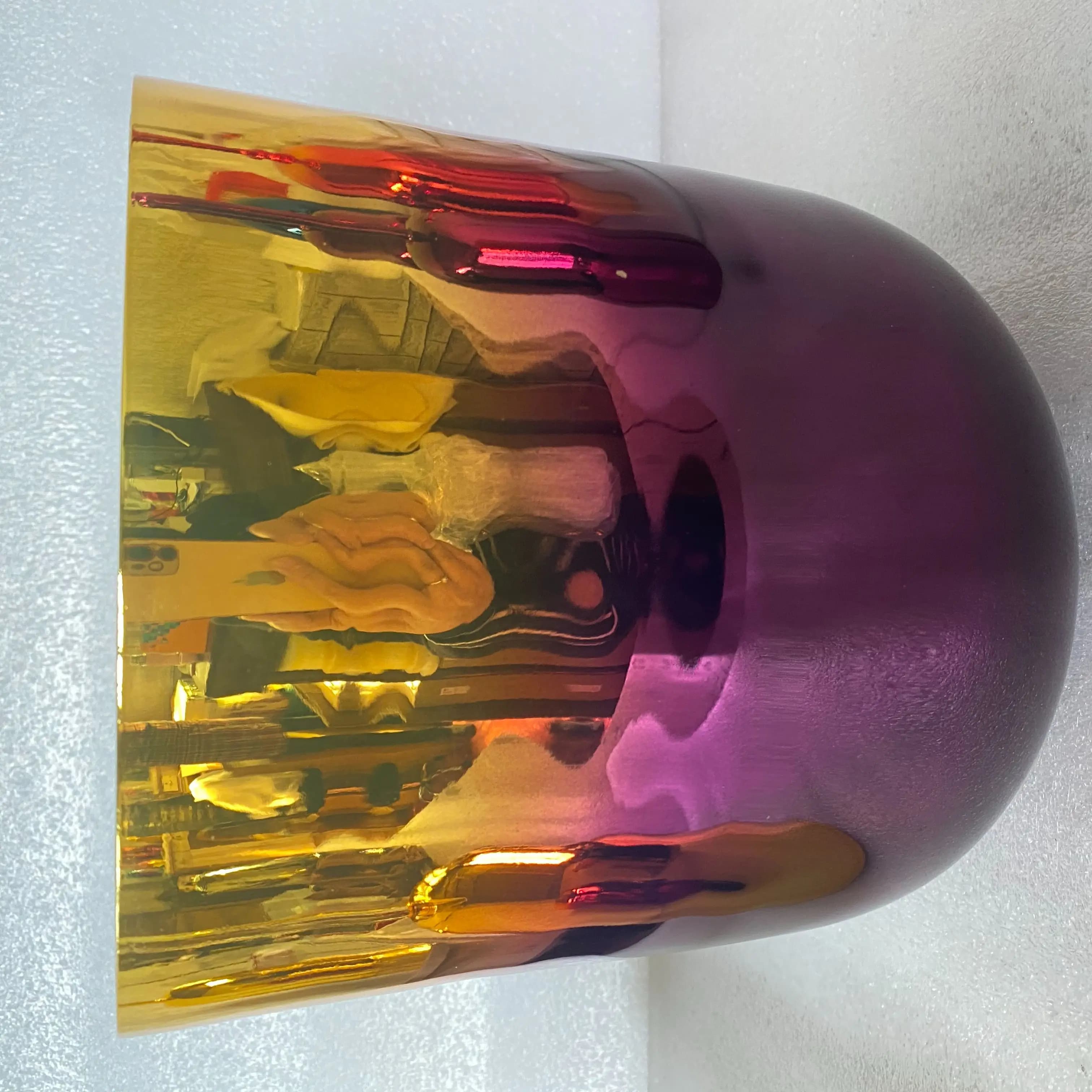 432Hz 3rd octave 432hz A# note pineal chakra or B note Crown chakra crystal singing bowl size about 7" for sound healing