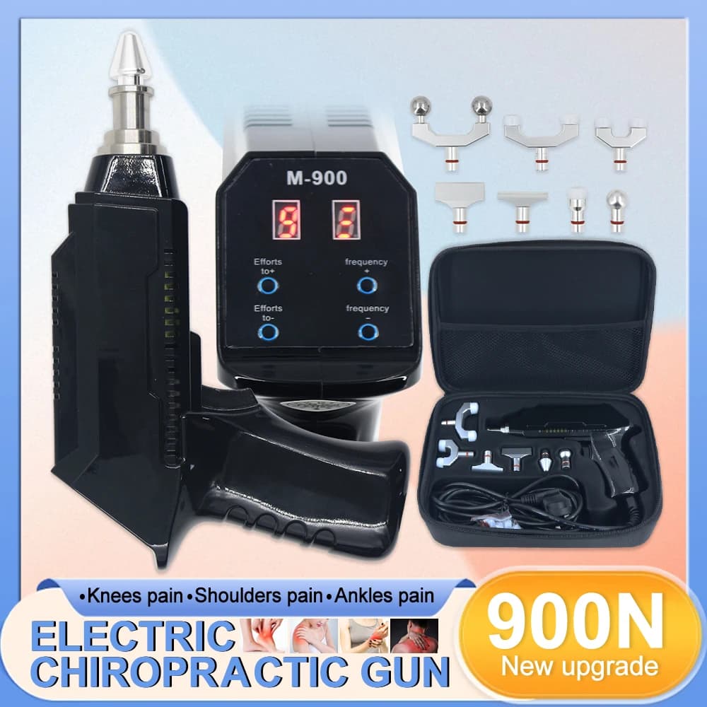 Chiropractic Adjustment Tool Pulse therapy Vertebral Correction Body relaxation Healthcare Electroplate for spine Cervical Massage