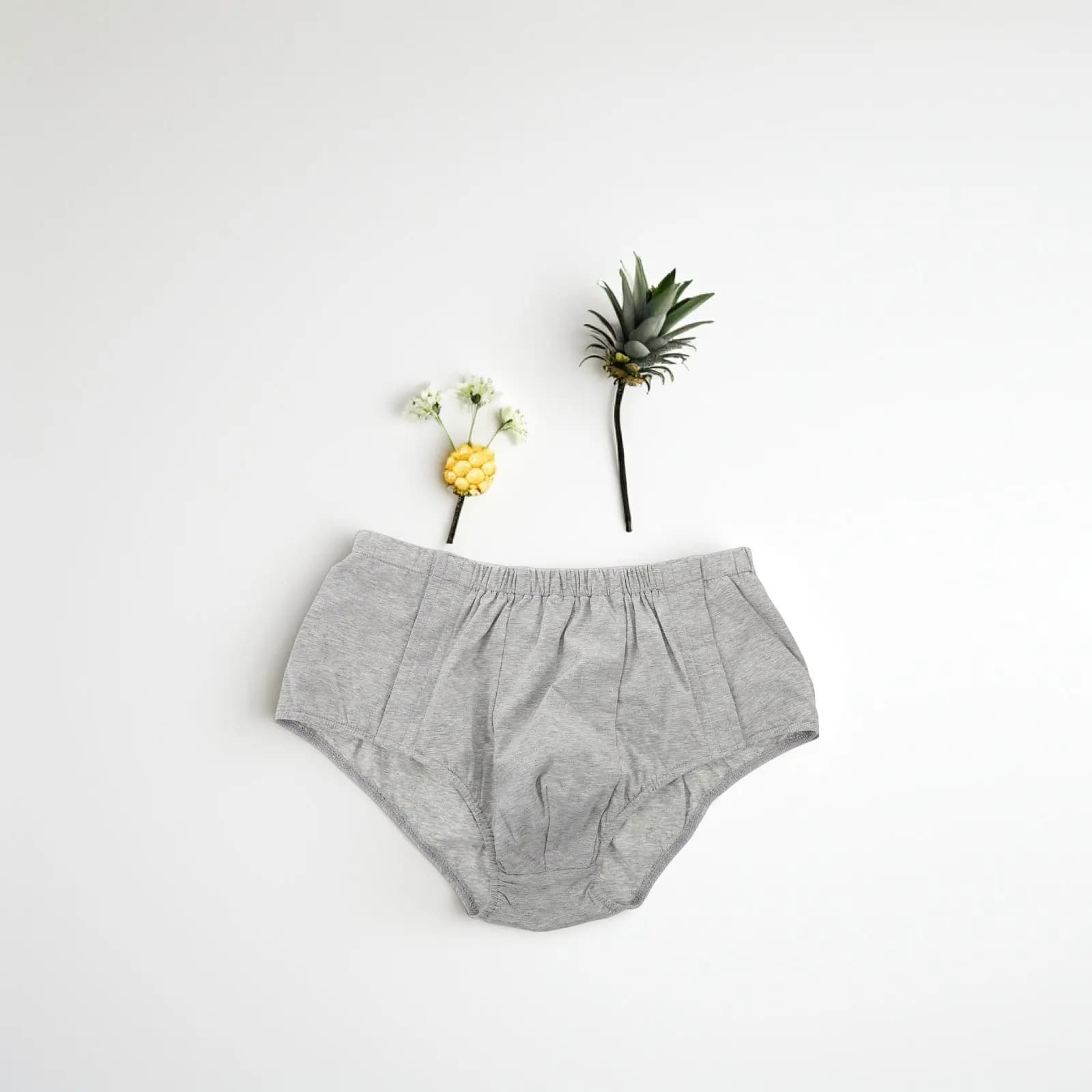 Slip da Uomo con Chiusura a Bottone Nascosta, Intimo per Incontinenza Adattivo, Morbido e Traspirante in Cotone, per Cura Post-Operatoria