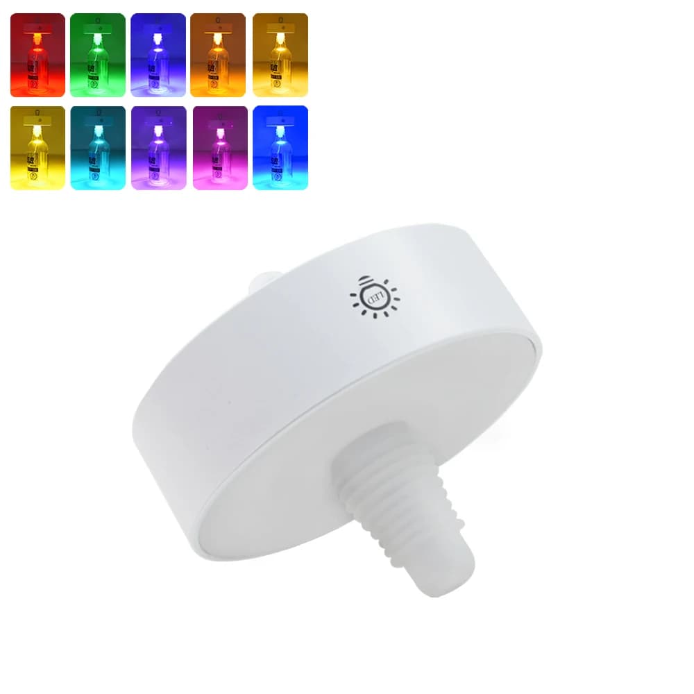 Lampada da Tavolo a Forma di Bottiglia di Vino, Luce d'Atmosfera RGB Dimmerabile per Bar, Ristoranti, Soggiorno, Decorazione Notturna