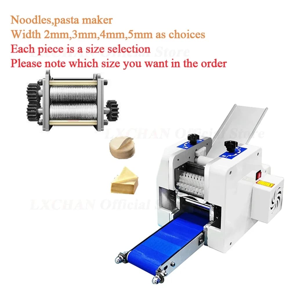 Commercial Automatic Dumpling Wrapper Maker Dough Presser Pasta Machine Noodles Maker Multiple Size Kitchen Tools