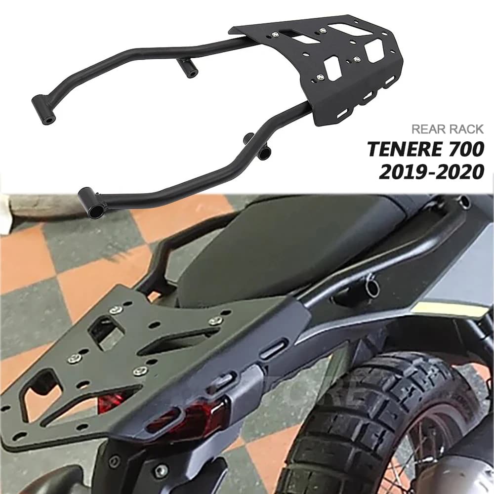 Accessori moto Portapacchi posteriore per Yamaha Tenere 700 Tenere700 2019 2020 Top Case Carrier Trunk Mount Portapacchi